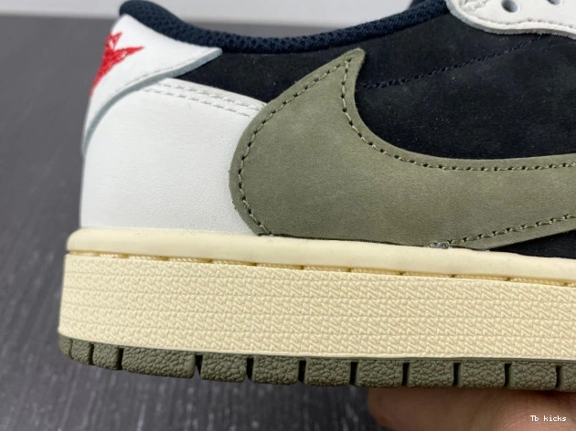 Rep TBK Olive Air Scott WMNS Jordan Travis x 1 Low OG DZ4137-106 0811